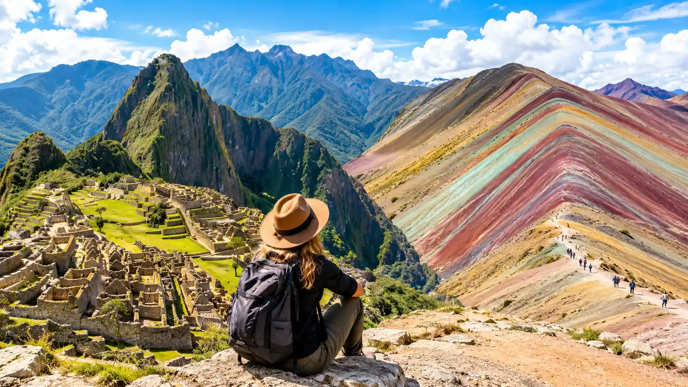 Guía completa de tour combinado: Machu Picchu y Montaña Arcoíris
